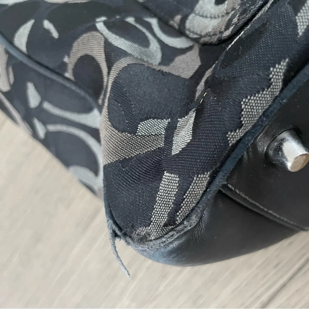 Timeless Signature Coach Monogram Baby Bag in Black